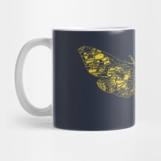 Beautiful Golden Moth Mug